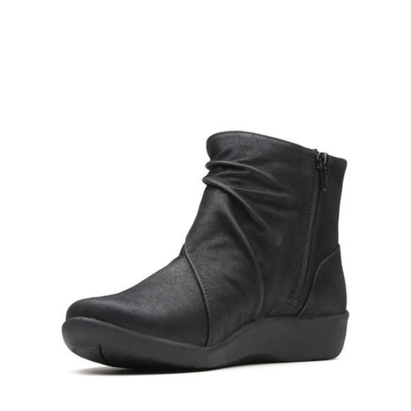 Clarks Womens Sillian Tana Ankle Boots Black | UK-3819746